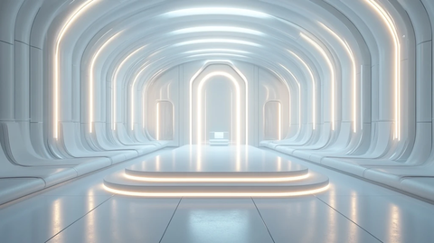 未来感产品展示空间