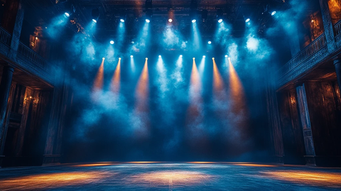 舞台灯光背景