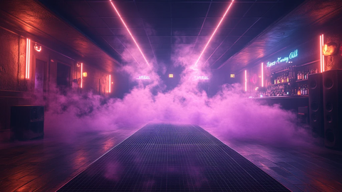 舞台灯光与烟雾效果