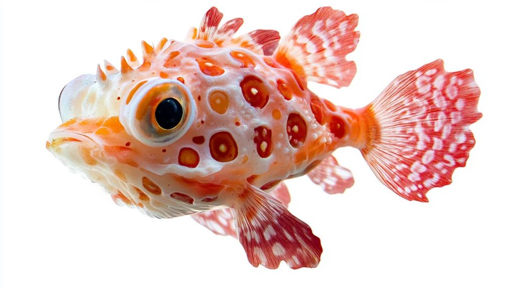 红鳍河豚水中游