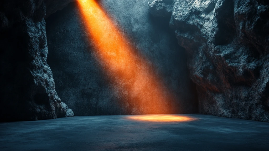 暗灰渐变背景中心聚光