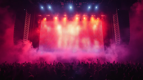 透明LED屏幕音乐会