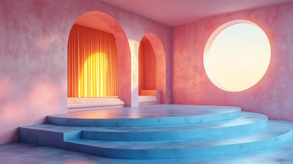 几何形状木偶剧院