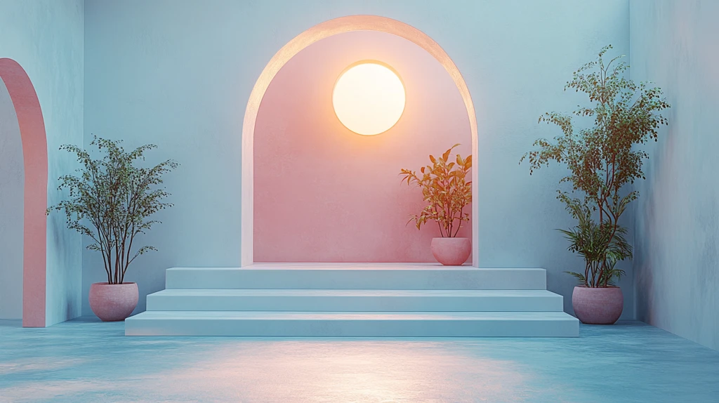 几何形状木偶剧院