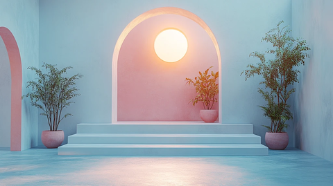 几何形状木偶剧院