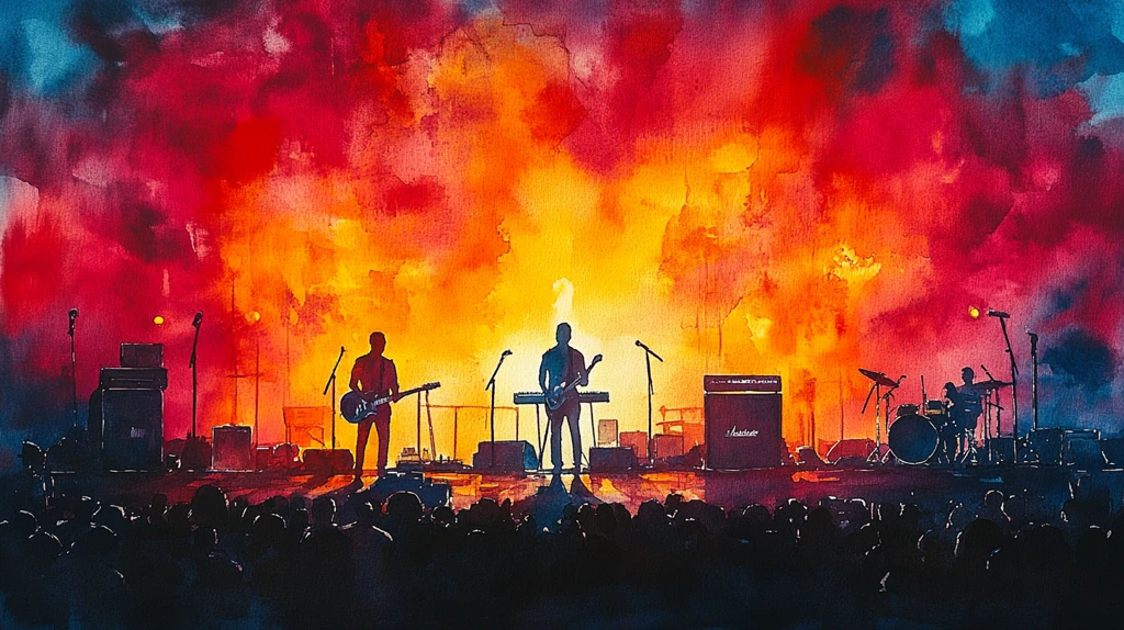 夏季户外音乐节剪影