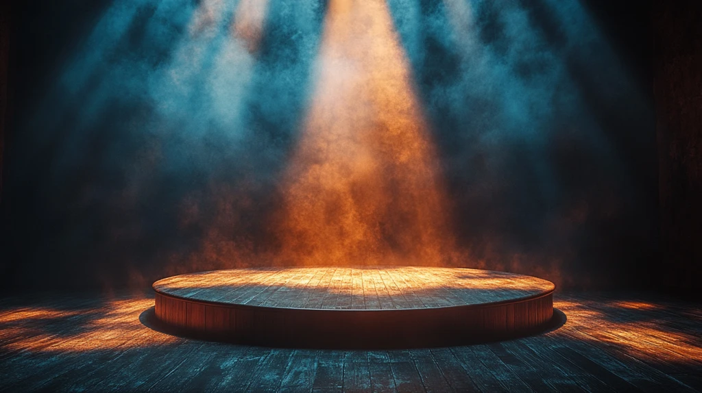 舞台中心聚光灯