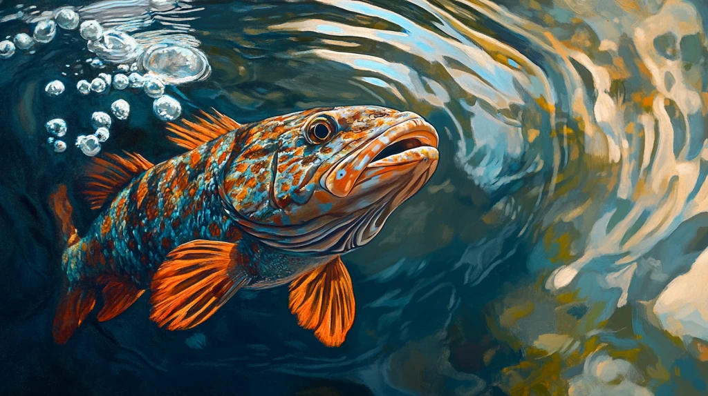 手绘唯美鱼装饰画