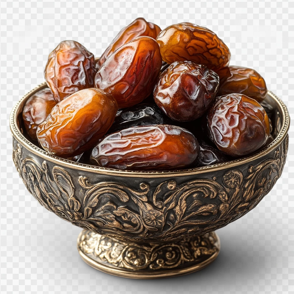 银碗中的枣子