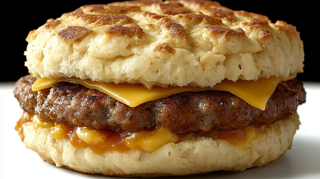 香肠早餐三明治