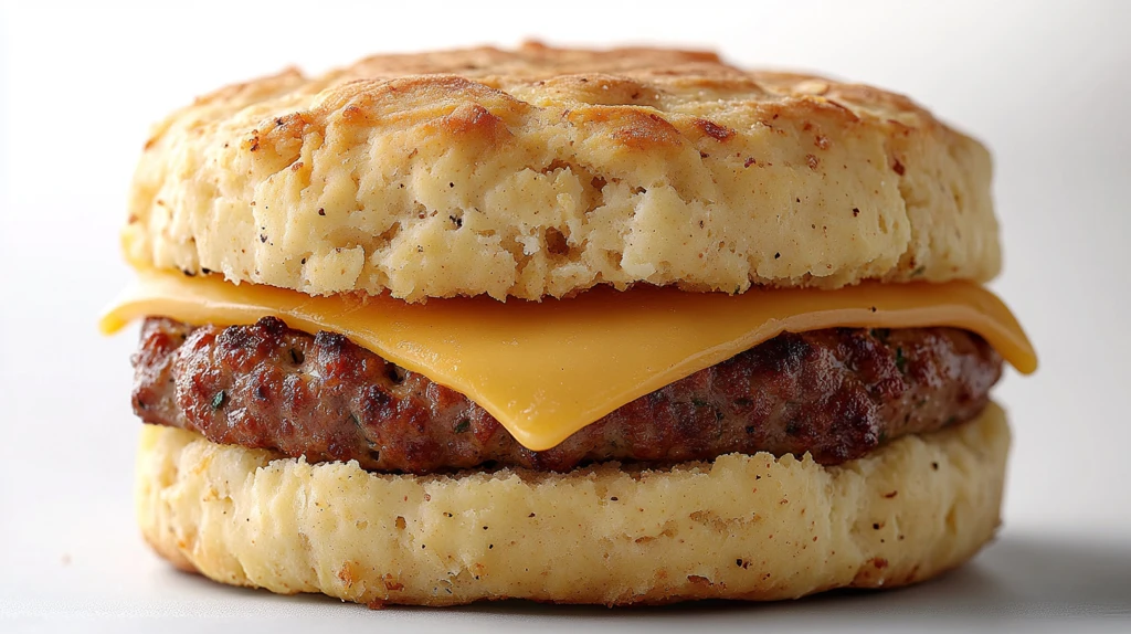 香肠早餐三明治