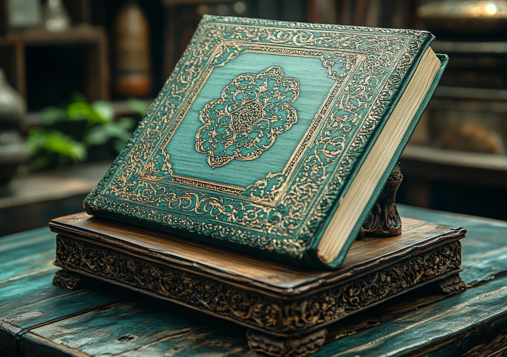 木雕古兰经书展示