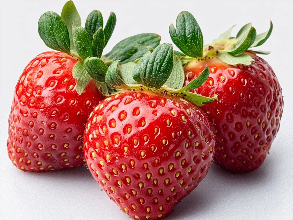 新鲜草莓透明背景