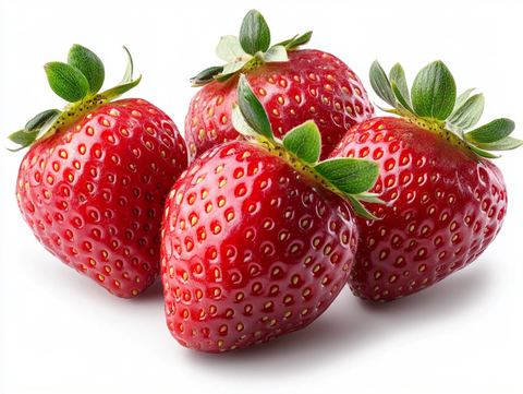新鲜草莓透明背景