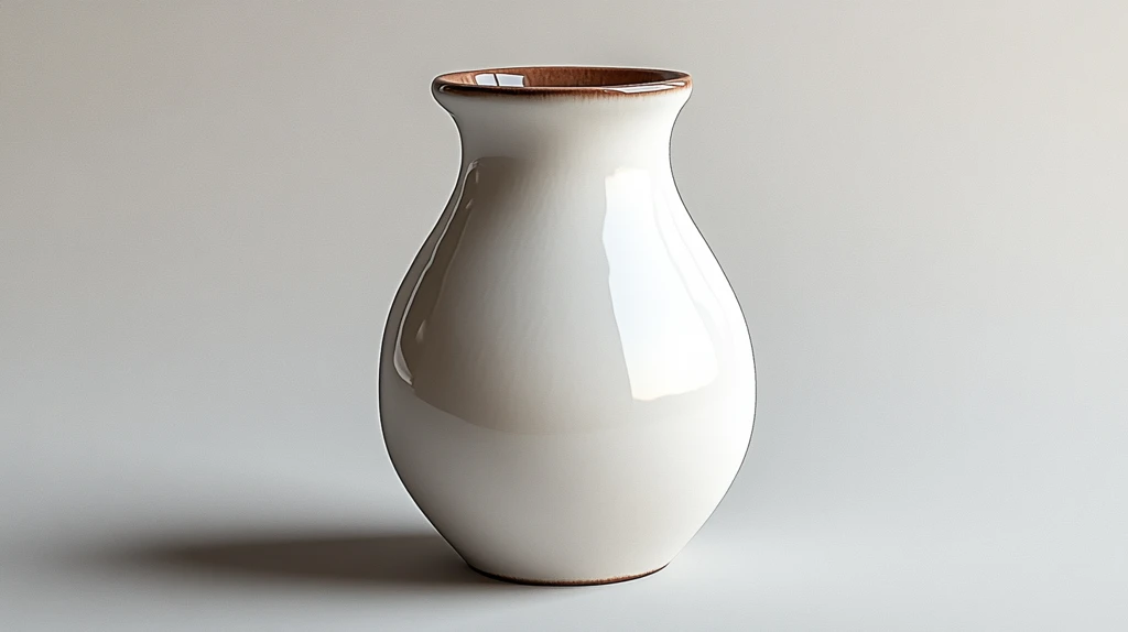 白色陶瓷牛奶壶