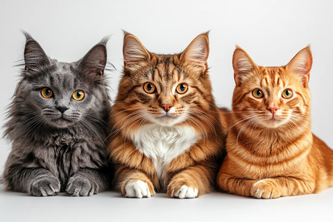 狗和猫坐在一起