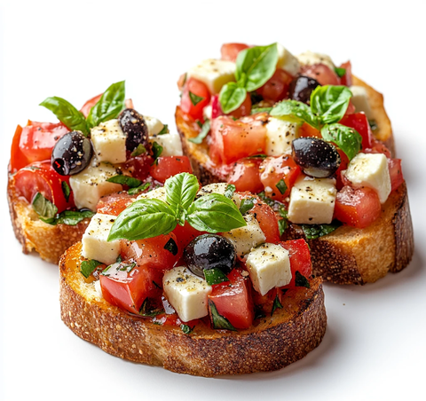番茄莫扎里拉橄榄意式三明治