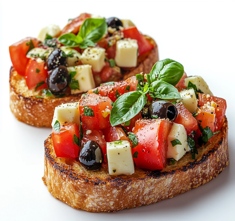番茄莫扎里拉橄榄意式三明治