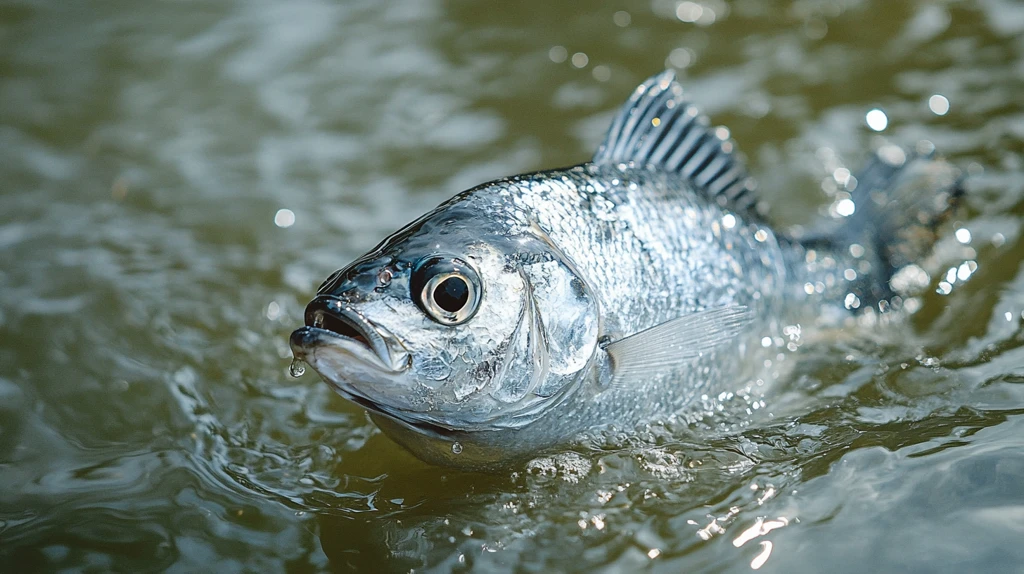 银鳞鲳鱼水中游