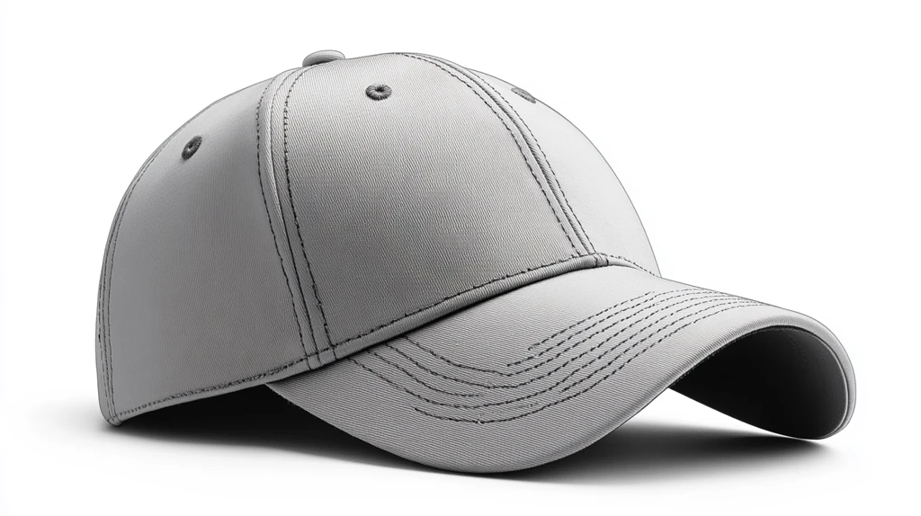 白色背景棒球帽