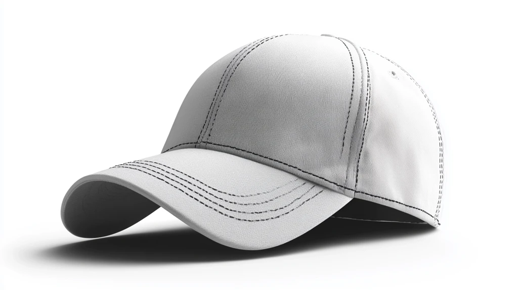 白色背景棒球帽
