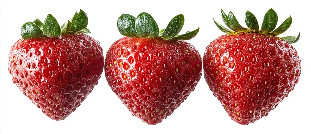 草莓切片与整果