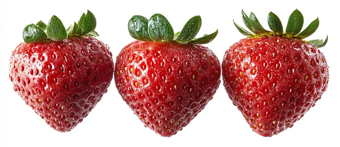 草莓切片与整果