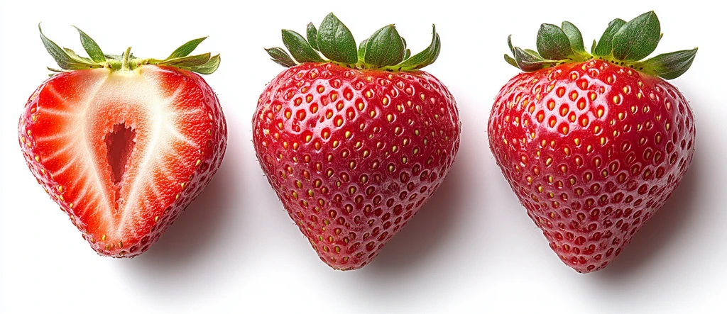 草莓切片与整果