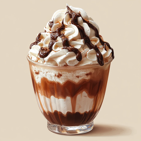 巧克力冰淇淋圣代
