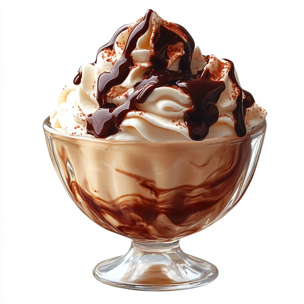 巧克力冰淇淋圣代