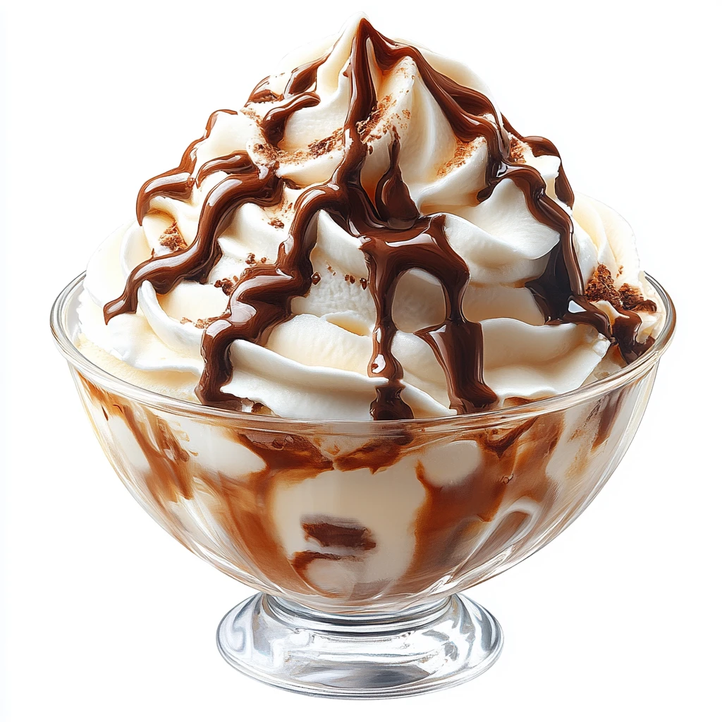 巧克力冰淇淋圣代