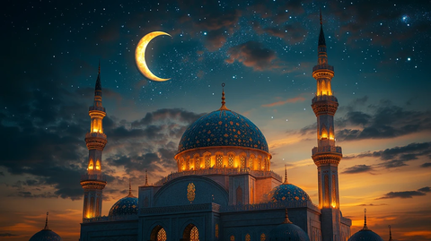 新月与清真寺穹顶