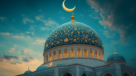 新月与清真寺穹顶
