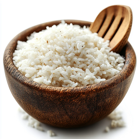 白米饭与木勺