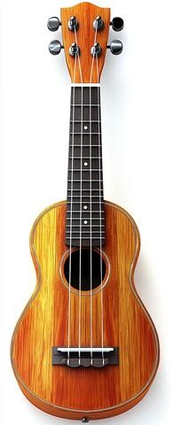 透明背景的尤克里里