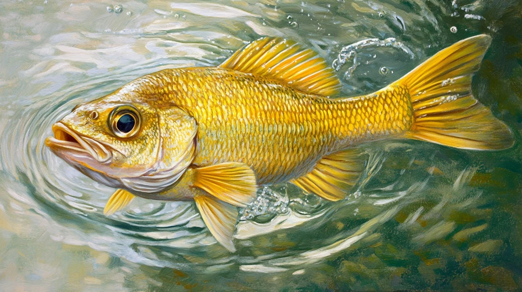 金色鱼装饰画
