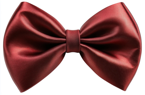 红色领结透明背景