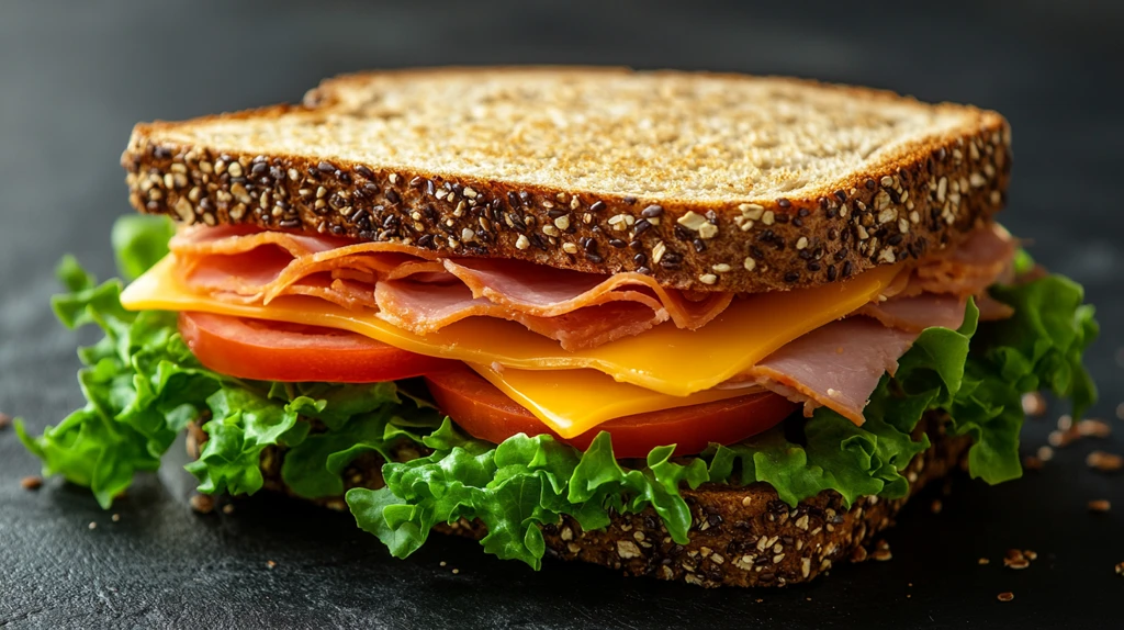 奶酪火腿三明治