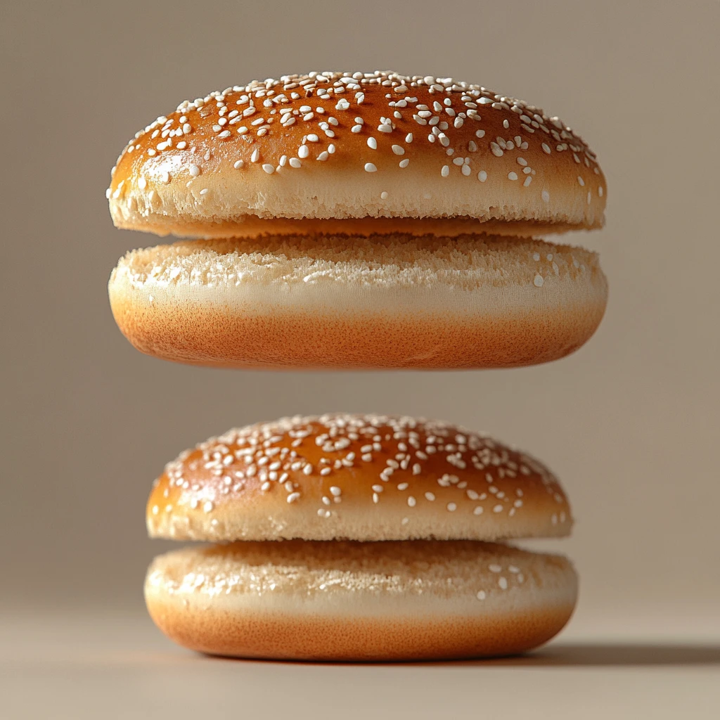 空汉堡面包漂浮