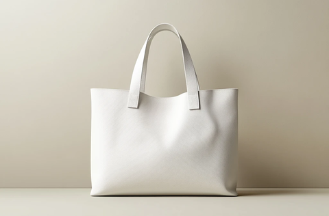 空白帆布袋矢量图