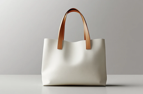 空白帆布袋矢量图