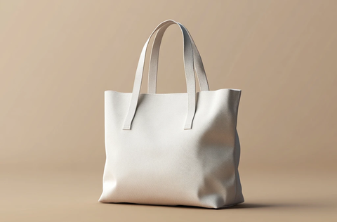 空白帆布袋矢量图