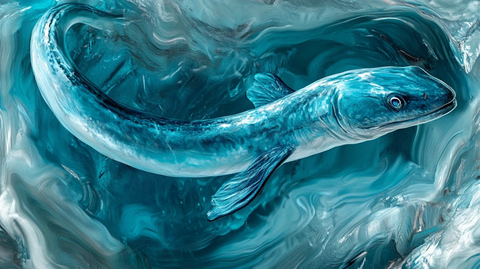 梦幻锦鲤装饰画