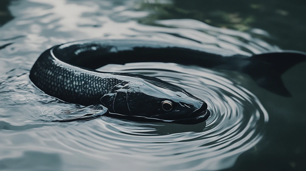 水里的黑鱼