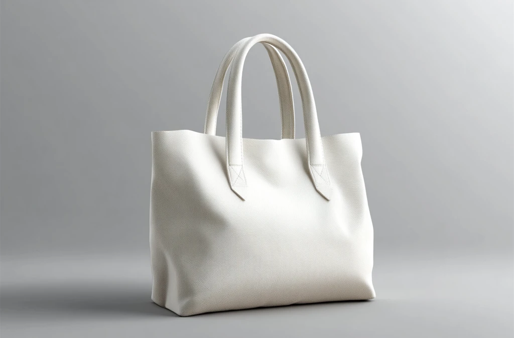 白色空白手提袋模板