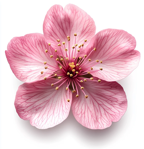 粉色桃花透明背景