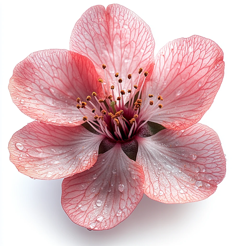 粉色桃花透明背景