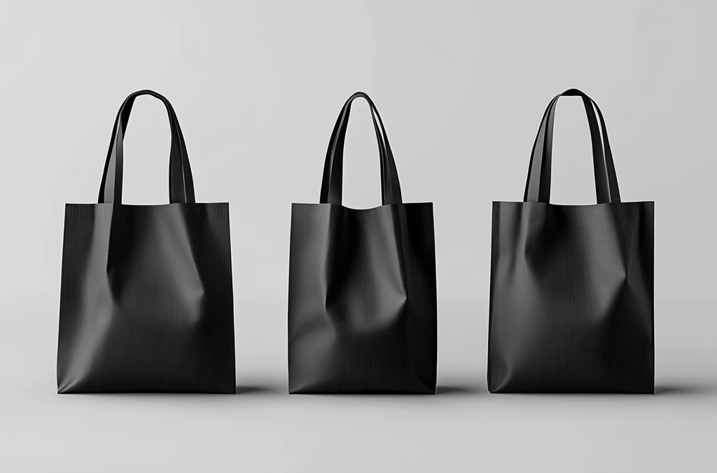 黑色手提袋模板