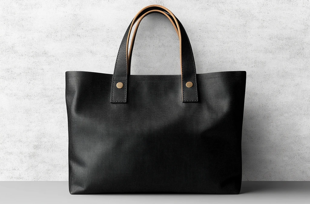 黑色手提袋模板