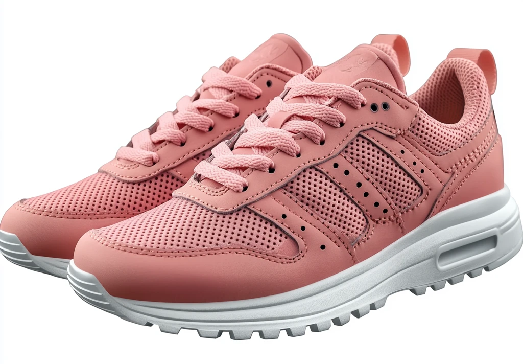 粉色运动鞋